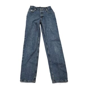 Rockies Jeans Juniors 3 Blue Slim Straight High Rise Denim Pockets RB74065001